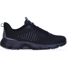 Lescon Meru Flex Siyah Erkek Sneaker Spor Ayakkabı