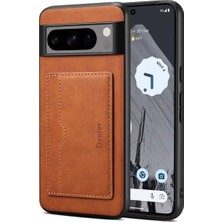 Microcase Google Pixel 9 Pro Xl ile Uyumlu Kartlıklı Standlı Deri Kaplama KILIF-AL5138