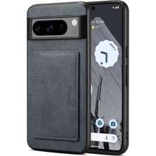 Microcase Google Pixel 9 Pro ile Uyumlu Kartlıklı Standlı Deri Kaplama KILIF-AL5138