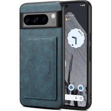 Microcase Google Pixel 9 Pro ile Uyumlu Kartlıklı Standlı Deri Kaplama KILIF-AL5138