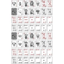 Poker Destesi Sticker Set 56 Parça Telefon, Tablet, Defter, Laptop Sticker
