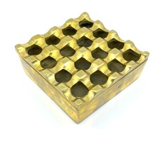 Pirinç Döküm Küllük Kare - 10 cm x 10 cm