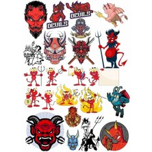 Şeytan ve Zebani Sticker Set 1