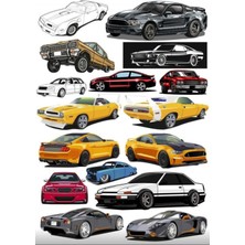 Hızlı Arabalar Sticker Set