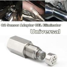 Spibicyy M18X1.5 O2 Oksijen Sensörü Adaptörü, Decat Hidrojen Lambda O2 Genişletici Spacer Cel Fix Check Motor Için Filtre Elemanları ile (Yurt Dışından)