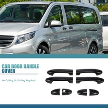 Spibicyy Mercedes Benz Vito W447 Metris Valente V-Class 2016-2021 Için Araba Kapı Kolu Kapak Şekillendirici Çıkartmalar (Yurt Dışından)