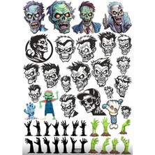 Zombi Istilası Sticker Set 1