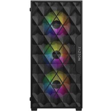 Fazeon F7 650W 80PLUS Bronze Mesh 4X120MM Argb Fanlı Atx Bilgisayar Kasası