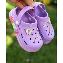 Kız Çocuk Sandalet Parlak Taşlı Beauty (Güzellik) Figürli Kaydırmaz Taban Havuz Deniz Ayakkabısı