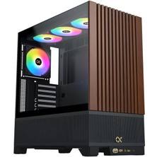 Xıgmatek Endorphın Wd Siyah 4X12CM Argb Ahşap Panel Midt E-Atx Gamıng Kasa