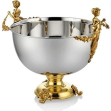 Lamedore Melekli Pirinç Dekoratif 37 x 31 x 32 cm