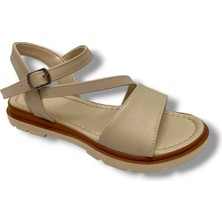 Etol E795-25 Deri Anatomik Şerit Bant Kadın sandalet