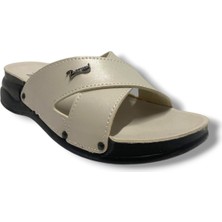 Parmi 25505-25 Deri Anatomik Çapraz Bant Dolgu Kadın terlik