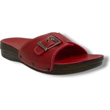 Parmi 14701-25 Deri Anatomik Tek Bant Kadın terlik