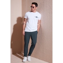 Buratti Streç Regular Fit Normal Bel Düz Paça Jogger Pantolon Erkek PANTOLON CF25617801