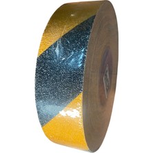 Kaydırmaz Bant Sarı-Siyah 50 mm x 25 Metre