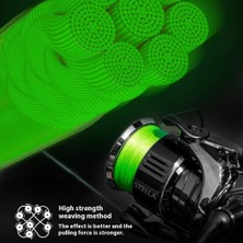 Alien Outdoor Sports 100 M Uzunluk 8 Tel Örgülü Olta Yeşil Süper Güçlü Pe Pürüzsüz Dokunmatik Olta-0.4 (Yurt Dışından)