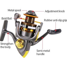Alien Outdoor Sports Deukıo JS1000 5.1:1 Dişli Oranı Alüminyum Alaşımlı Makara Iplik Balıkçılık Reel Tatlı Su Tuzlu Su Için (Yurt Dışından)