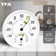 Tfa 45.2045.02 Geniş Göstergeli Analog Sıcaklık Nem Ölçer