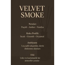 Oda Kokusu Seti - Velvet Smoke - Paçuli - Amber - Vanilya - Kendi Oda Kokunu Yarat! - Hediye Seti
