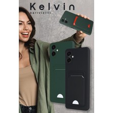 Newface  Samsung Galaxy A16 5g Kılıf Kelvin Kartvizitli Silikon - Kırmızı Ynsmr