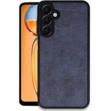 Newface  Samsung Galaxy A36 Kılıf Aras Deri Kapak - Lacivert Ynsmr