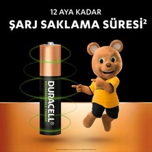 Duracell Şarj Edilebilir AAA İnce Pil 750 mAh