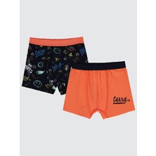 Civil Boys Erkek Çocuk 2'li Boxer Set 2-10 Yaş Standart
