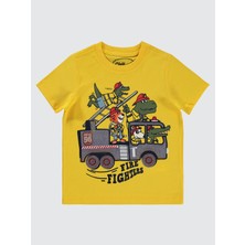 Civil Boys Erkek Çocuk Tişört 2-5 Yaş Sarı