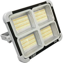 Cata CT-4698 Güneş Enerjili Solar 200W  Watt LED Projektör Taşınabilir Sarı Beyaz ve Çakar Işık Lamba