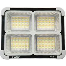 Cata CT-4698 Güneş Enerjili Solar 200W  Watt LED Projektör Taşınabilir Sarı Beyaz ve Çakar Işık Lamba
