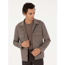 Cacharel Erkek Vizon Regular Fit Ceket 50293355-VR052