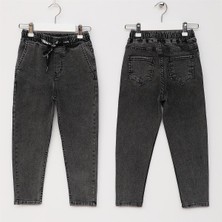 Erkek Çocuk Şardonsuz Ince Pantolon - G-635 - Füme