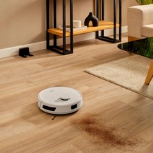 Homend Alex Laser 1291H Moplu ve Haritalamalı 5 Kpa  Robot Süpürge Beyaz 2025