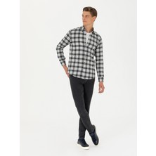 Cacharel Erkek Taş Slim Fit Uzun Kollu Gömlek 50282560-VR049