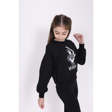 Toontoy Kız Çocuk Baskılı Sweatshirt