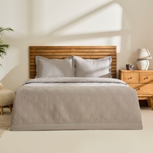 Kaşmir Home Elza Tek Kişilik Yatak Örtüsü Takımı Gri