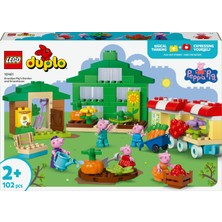 LEGO® Duplo® Peppa Pig Büyükbaba Pig’in Bahçesi ve Serası 10461 - 2 Yaş ve Üzeri Çocuklar Için Yaratıcı Oyuncak Yapım Seti (102PR)