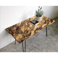 Masa Kaplama Folyosu Laminasyonlu Kendinden Yapışkanlı Mermer Desen