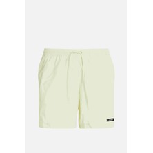 Erkek Ck Medium Drawstring Yüzme Şortu - Yeşil