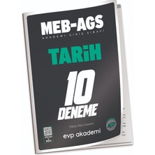 Evp Akademi 2025 Meb-Ags Tarih 10 Deneme Çözümlü Evp Akademi