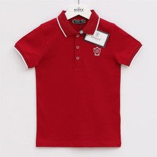 Erkek Çocuk Kısa Kol Tişört - 15441 - Bordo
