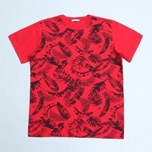 Erkek Çocuk Kısa Kol Tişört - 16815 - Kırmızı