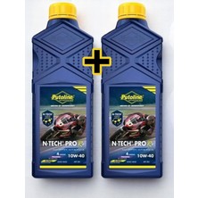 2 Adet N-Tech Pro R+ Tam Sentetik 4 Zamanlı 10W40 Motosiklet Yağı + Yağ Dolum Aparatı