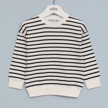 Erkek Çocuk Uzun Kol Ince Bisiklet Yaka Tişört - 16659 - Siyah