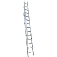 Elmas Serisi - 3 Parça x 2,5 Metre = 7,5 Metre Alüminyum Merdiven - Yerli Üretim
