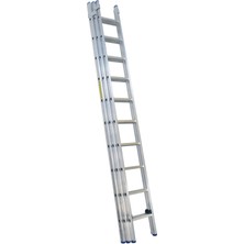 Elmas Serisi - 3 Parça x 2,5 Metre = 7,5 Metre Alüminyum Merdiven - Yerli Üretim