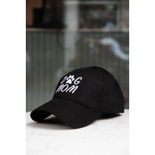 Dog Mam Nakışlı Siyah Şapka