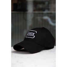 Glock Nakışlı Siyah Şapka