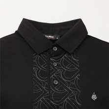 Erkek Kısa Kol Polo Yaka Tişört - PL-482 - Siyah